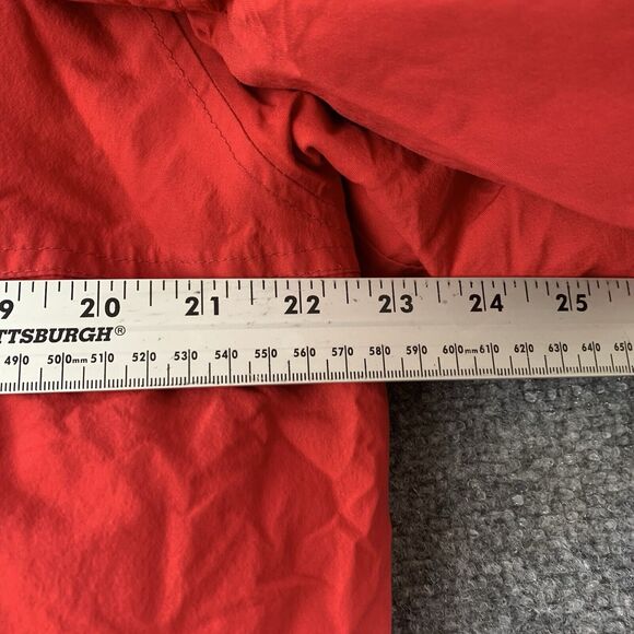 Vintage Cabela’s Gore-Tex Down Jacket Women’s Medium Red Zipped Pockets 90s - Picture 9 of 12